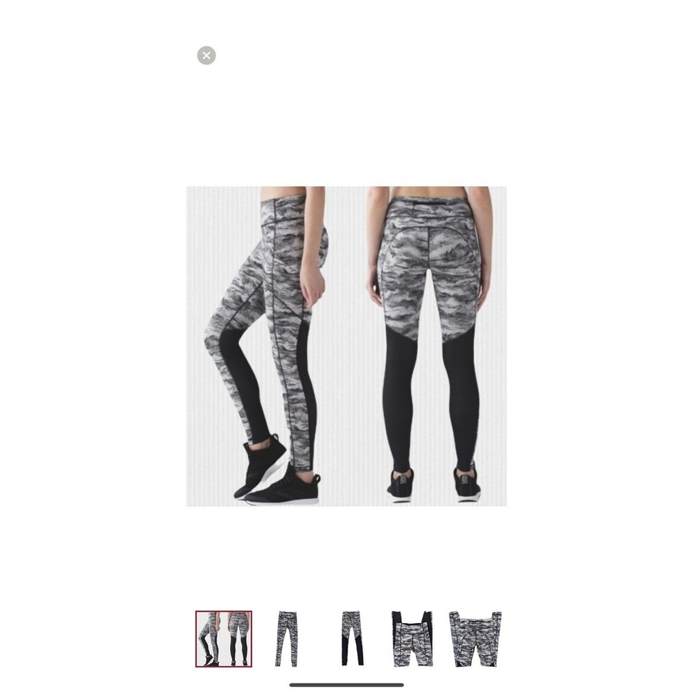Lululemon Speed Tight V -Power Luxtreme- Hazy Days 8  Has a snag on one of the m